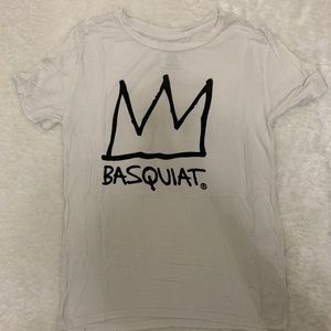 Basquiat white tshirt